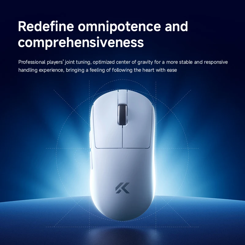 MCHOSE A7 V2 Pro ホワイト MCHOSE A7 V2 Pro ウルトラワイヤレス トリモード ゲーミングeスポーツ