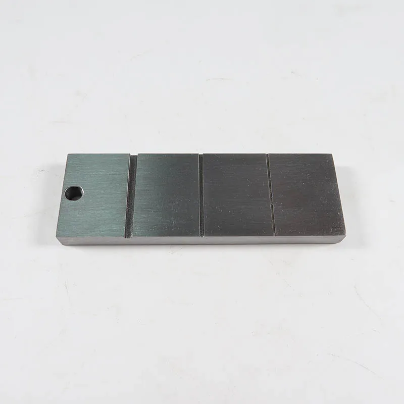 Eddy current cal blocks EDM block material : 1018 steel