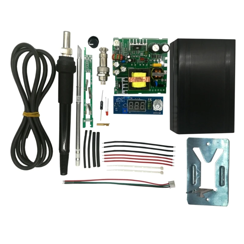 

T12 Digital Soldering Station DIY kits Temperature Controller for HAKKO T12 Handle with Led Switch Power-Supply Switch