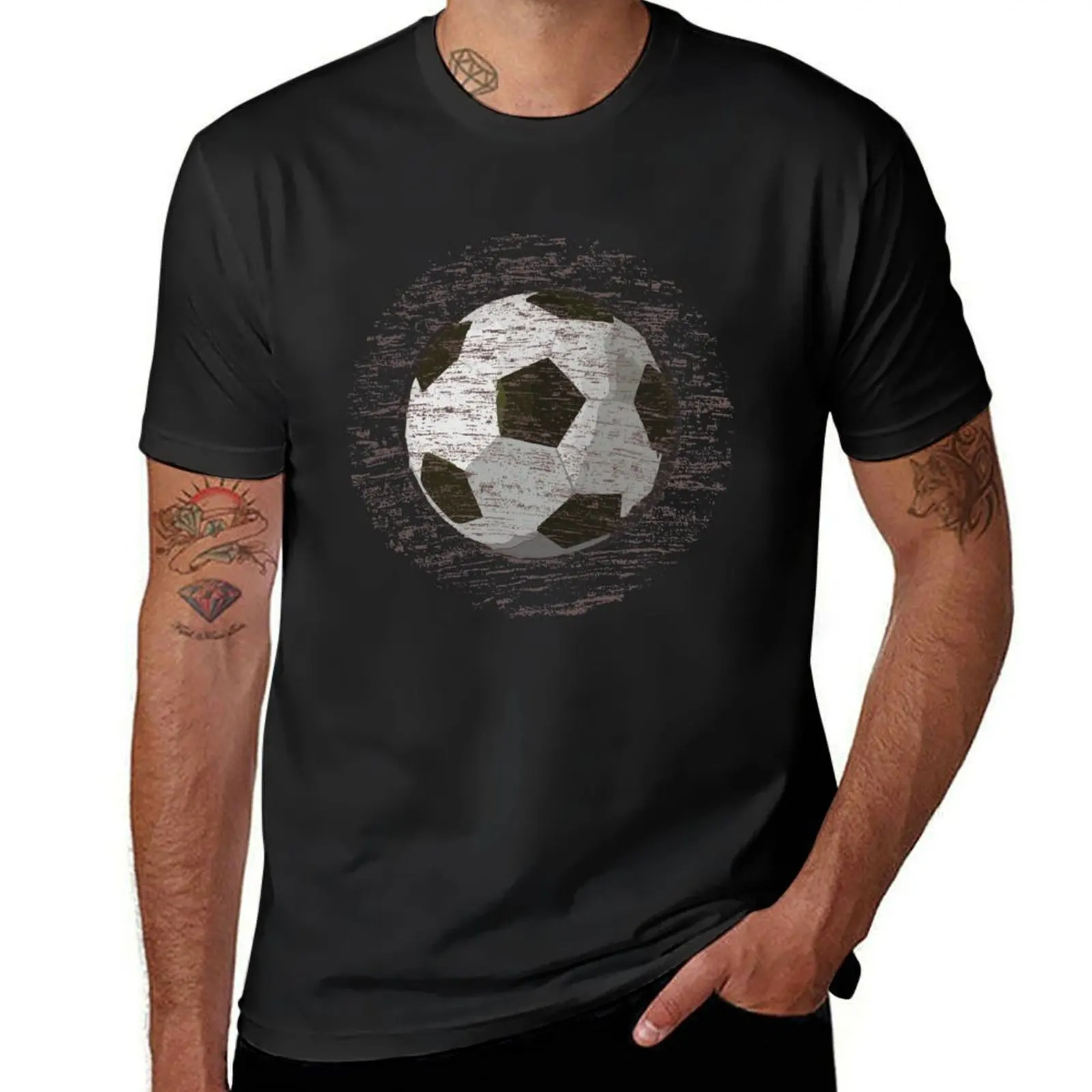 

Soccer Ball - European Football Graphic T-shirt graphics customs sweat shirts, men