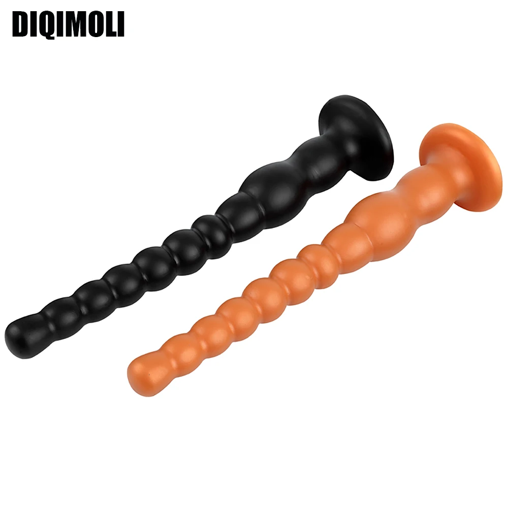 Flüssiges Silikon, Überlänge, runde Perlen, Analplug, Dildos, weicher Analdilator, langer Buttplug, Masturbator, Sex T_voghion.com