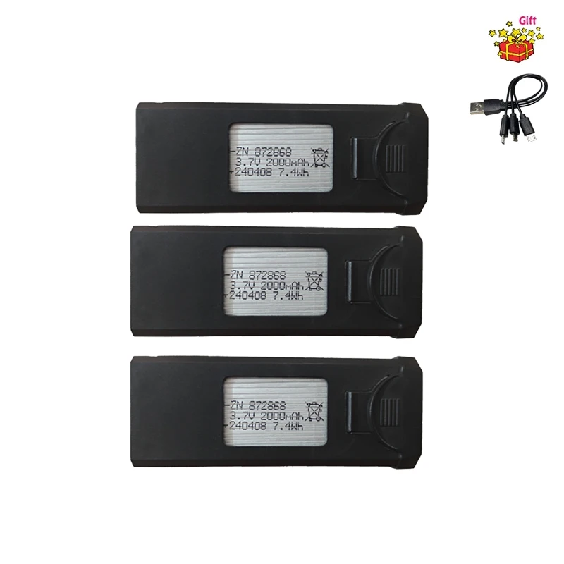 Batterie Drone Xiaomi S2S 2000mAh Lot 1/2/3 Pcs - Charge Li-Po