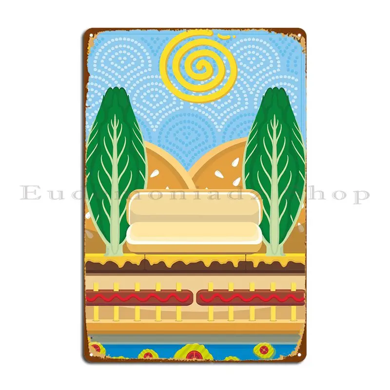 

Lunch At The Park Metal Sign Kitchen Garage Decoration Mural Create Plaques Tin Sign Poster