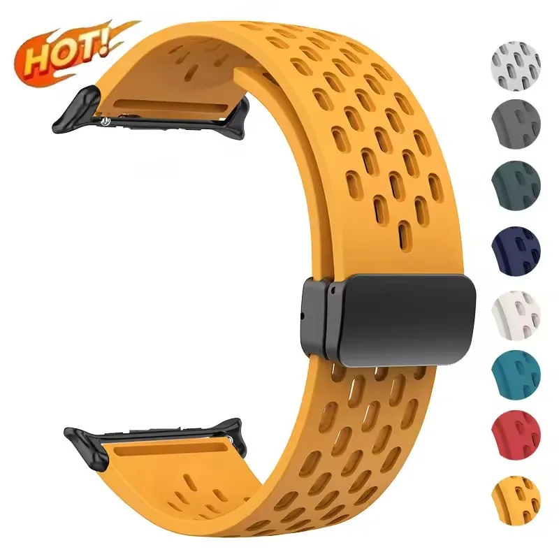 Magnetic Silicone Sports Strap Wristband Bracelet - Universal Fit