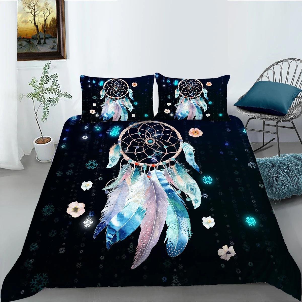 

3D Dream Catcher Luxury Bedding Set Quilt Cover Duvet Cover Home Comforter Cover Set