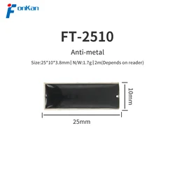 10 - Pack Affordable Long Range Passive Identification UHF RFID Anti - Metal Tags (25x10mm)