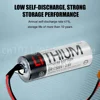 20PCS 100% Original 3.6V 2700mAh ER17500V ER17/50 CS1W-BAT01 PLC Lithium Battery With Brown Plugs Connectors 4