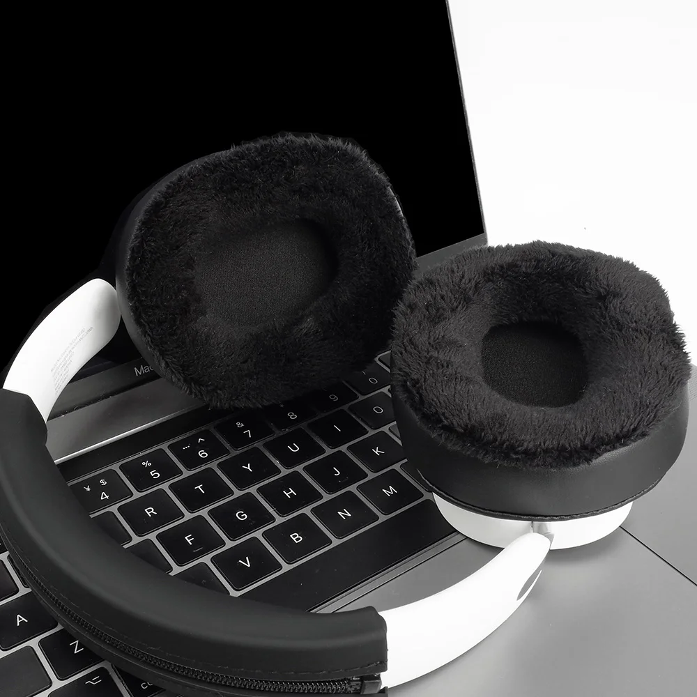 Earpads for baseus GH02 White Earphone pads Gaming Wireless replacement headphones Earmuffs Mesh cloth Memory Covers Sponge