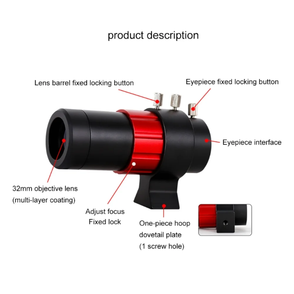 AngeleyesX30F4 Guide Mirror Assisted Starfinding Telescope High Power Professional Stargazing