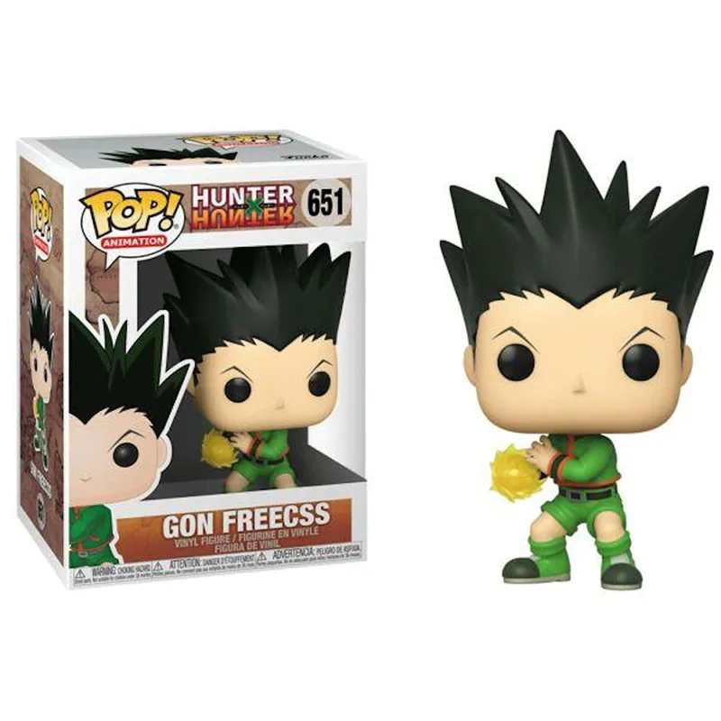 Funko Hunter x Hunter Gon Freecss #651#802 HISOKA #652 KILLUA ZOLDYCK funko pop Vinilo Anime Figura Muñecas Colección Juguetes de Acción