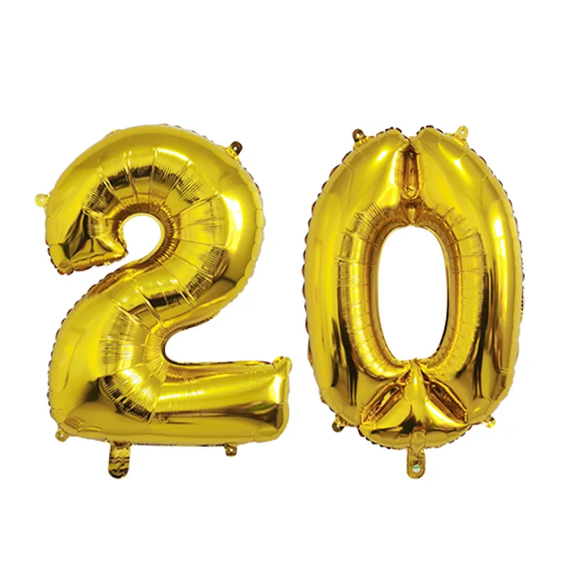 32 inch Number Figure Foil Balloons 10 20 30 40 50 60 70 80 90 Years Old Birthday Balloon Party Decoration Anniversary Supplies foil balloons,birthday balloons,birthday balloon set,party balloon set,birthday party decoration set,foil number balloons