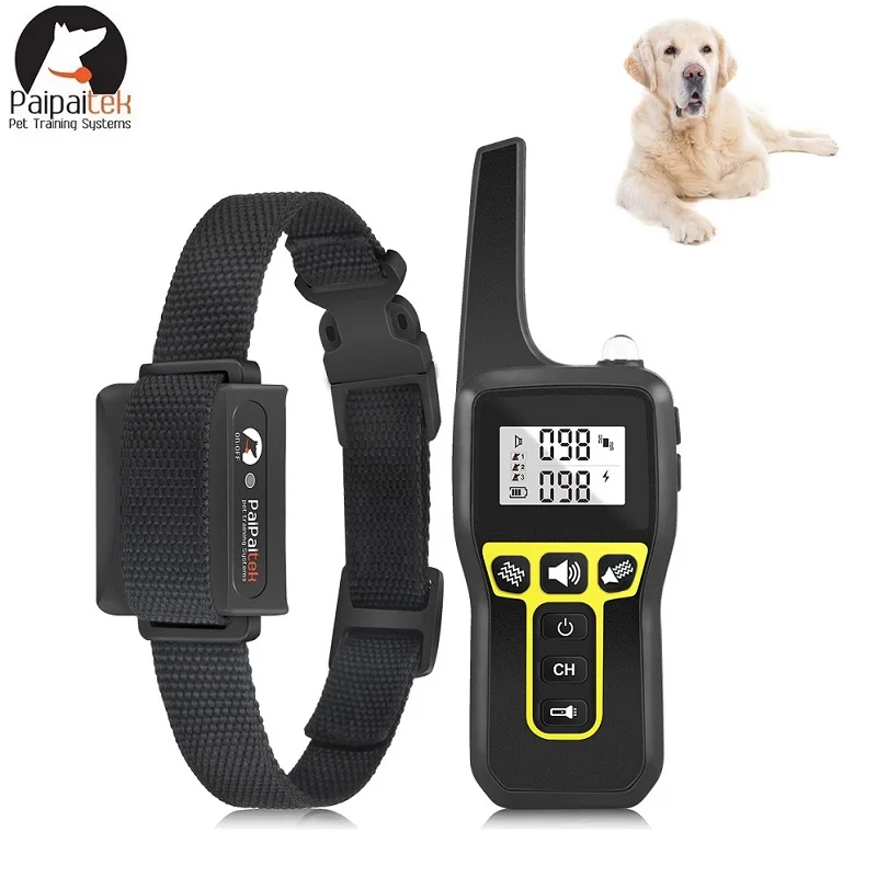 1000m Remote Dog Training Collar Pet Bark Stop Shock Collar Electric