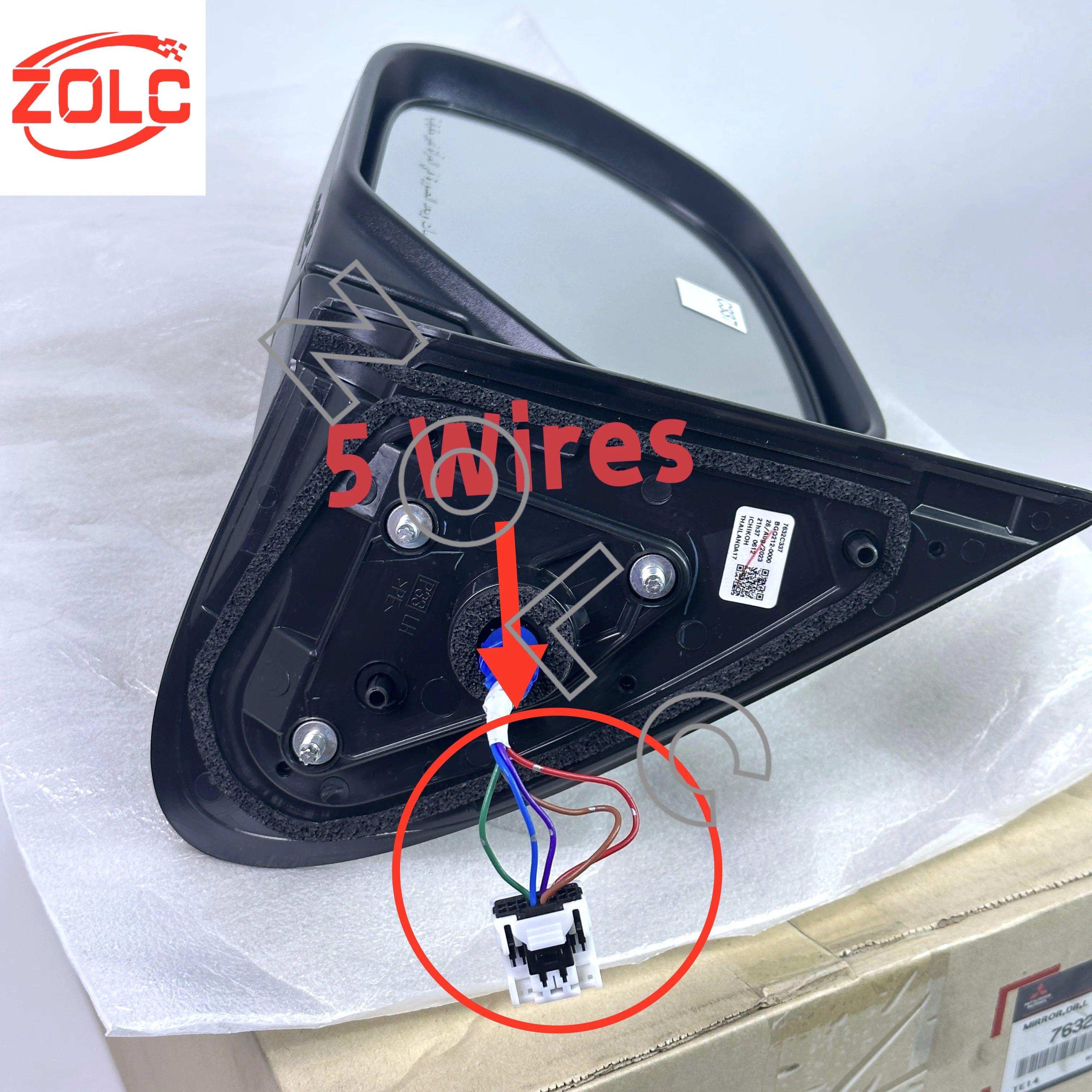 Genuine automatic Rearview Mirror Assembly Car Side Mirror