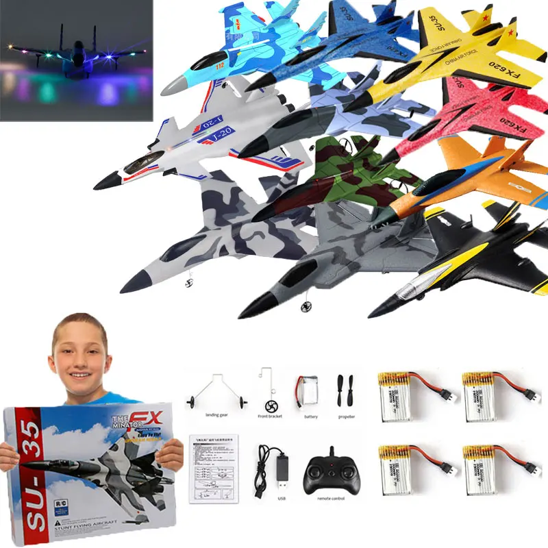 

SU-35 Glider RC Plane Wingspan RC Remote Radio Control Drones Airplanes RTF UAV Children Toy Kids Gift Boy Aviation Flight Model