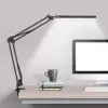 LED Desk Lamp Eye-Caring Adjustable Swing Arm Table Light with Clamp reading lights night light for Study Reading Work Task/Offi 1