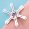 12pcs/set Cute Cat Paw Clothes Pegs Photo Clip Windproof Underwear Beach Towel Clip Strong Plastic Laundry Clips 5