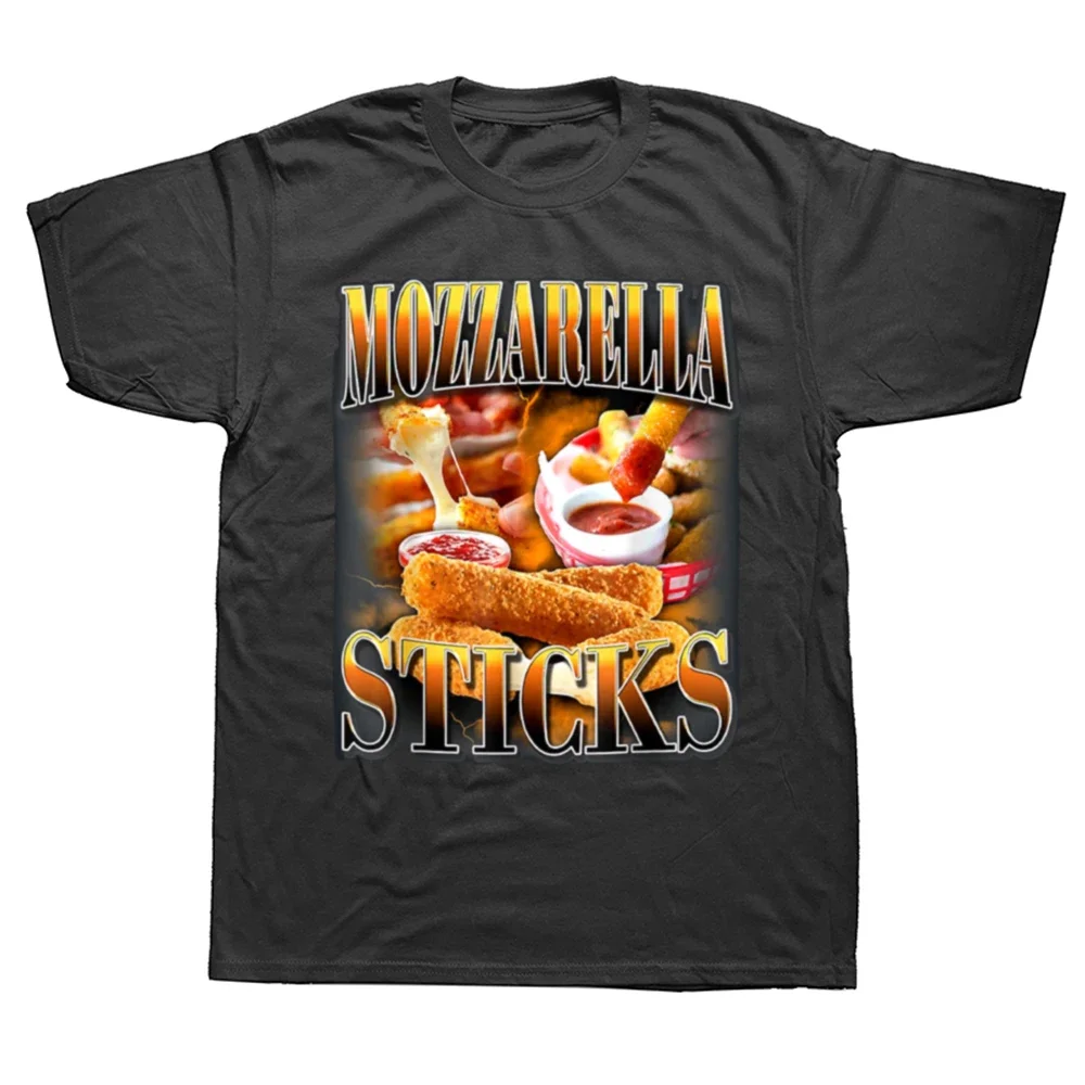 Mozzarella klebt lustige Meme T-Shirts Sommer Stil Grafik Baumwolle Streetwear Kurzarm Geburtstags geschenke T-Shirt Herren Kleidung