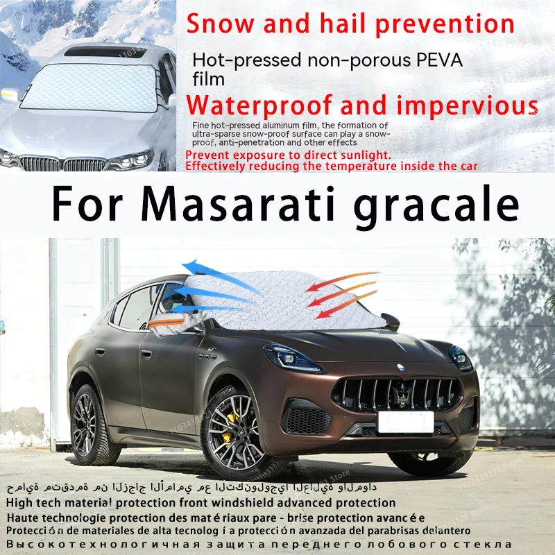 

For Masarati gracale the front windshield of a car is shielded from sunlight, snow, and hail auto tools car accessories