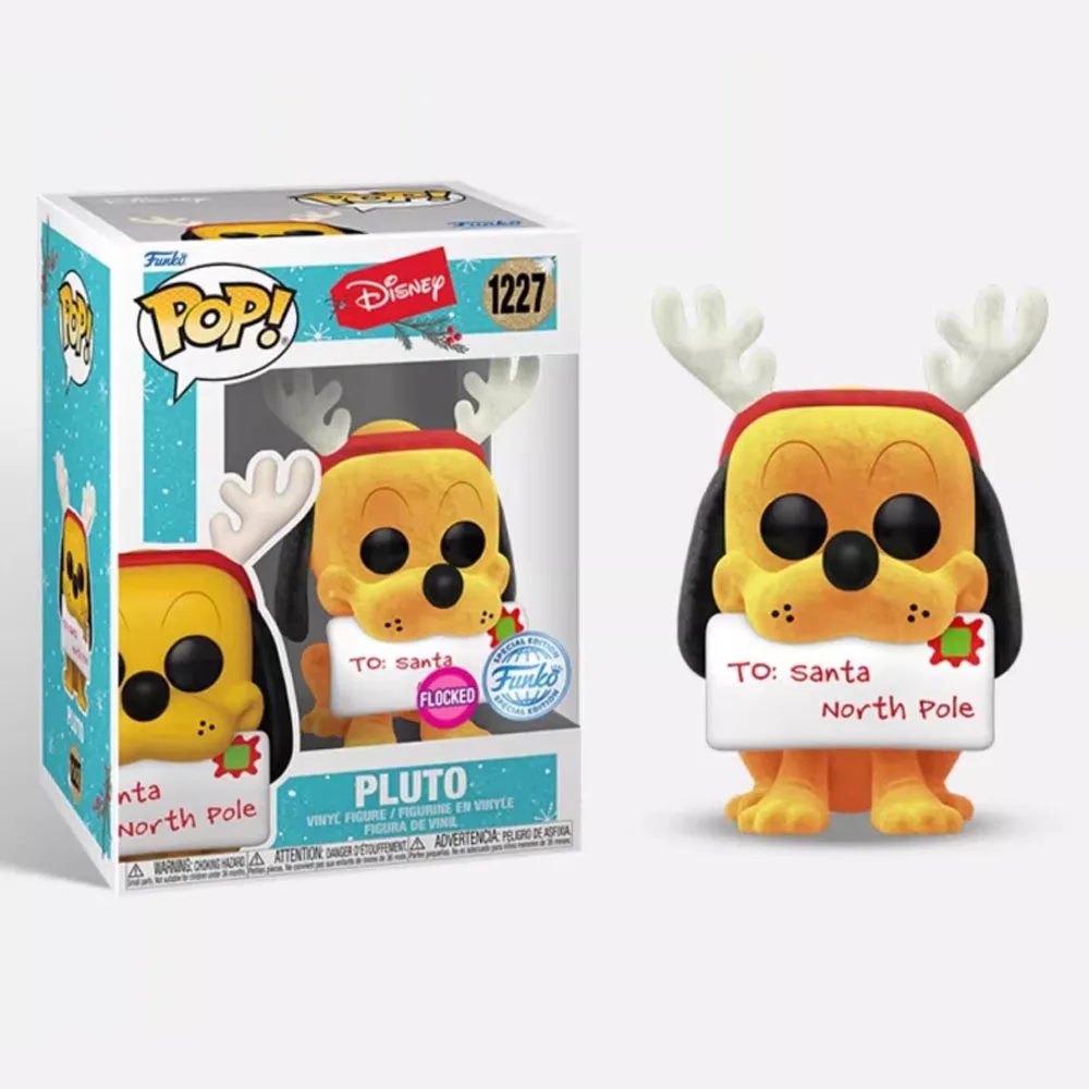 thumbnail image 4 of Funko Pop Mickey Mouse #612 Pluto #1227 Minnie Mouse (Gingerbread) #1224 Goofy Disney Figuras de acción de vinilo Juguetes Muñecas Regalos, 4 of 5