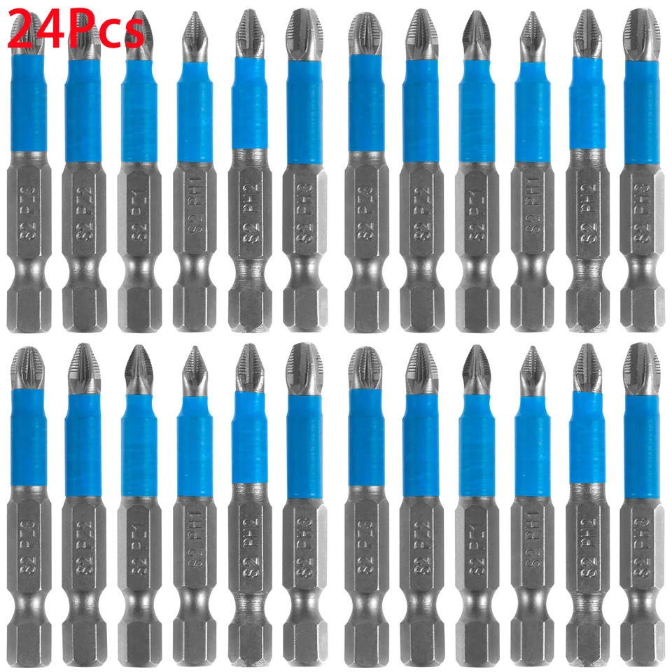 Set Punte Magnetiche Per Cacciavite | 7 Pezzi PH2 | Antiscivolo