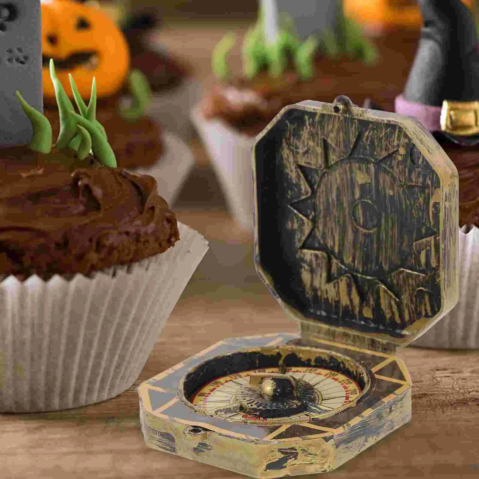 

Unique Christmas Pirate Captain Compass Toy Vintage Halloween Party Fancy Toy Compass Gift Kids For Decoration Toy