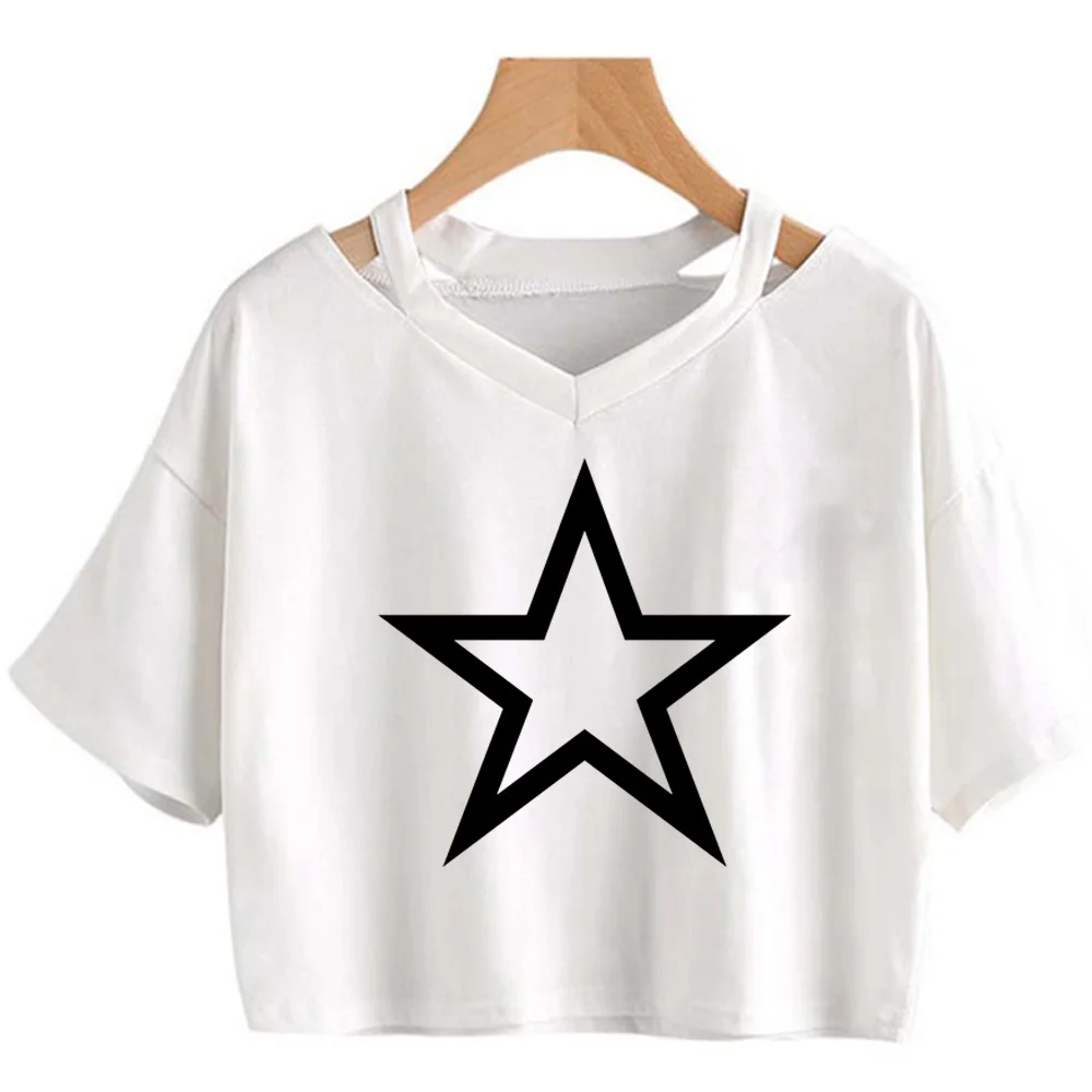 Star Girl Y2K Punk T-Shirt Donna Y2K Summer Designer T Shirt Girl Comic Anime Y2K Abbigliamento