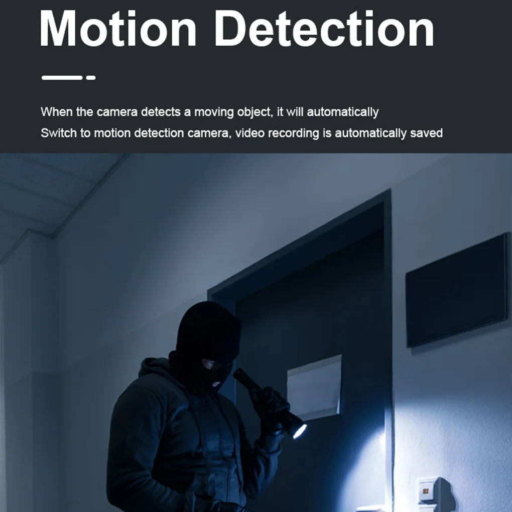 Motion Detection Back Clip Camera Pocket Video Recorder for Outdoor Sport Interview Class Meeting HD Micro Camera