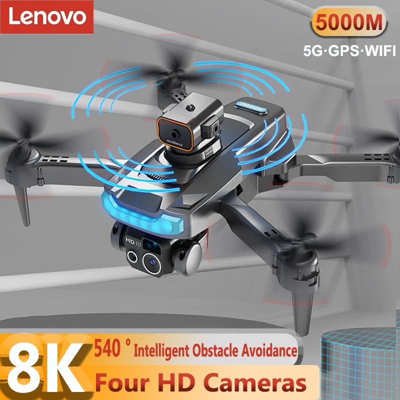 Lenovo P15 Drone 8K HD Four Cameras 540 ° Intelligent Obstacle Avoidance GPS  Brushless Remote Control Aircraft Endurance 5000m _ - AliExpress Mobile