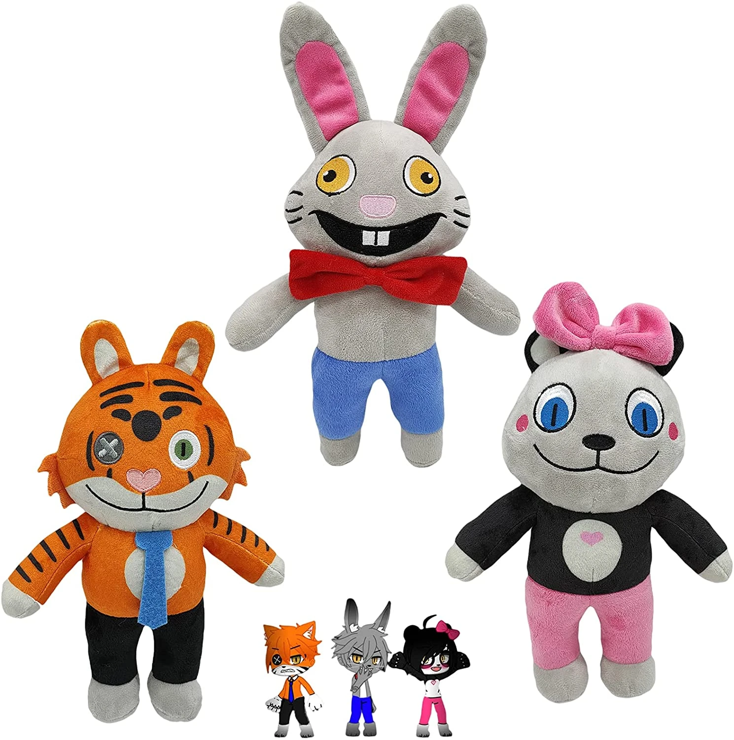 Mr. Hopp's Playhouse 2 Plush Toy Mr Hopp Mr Stripes Miss Bo Game
