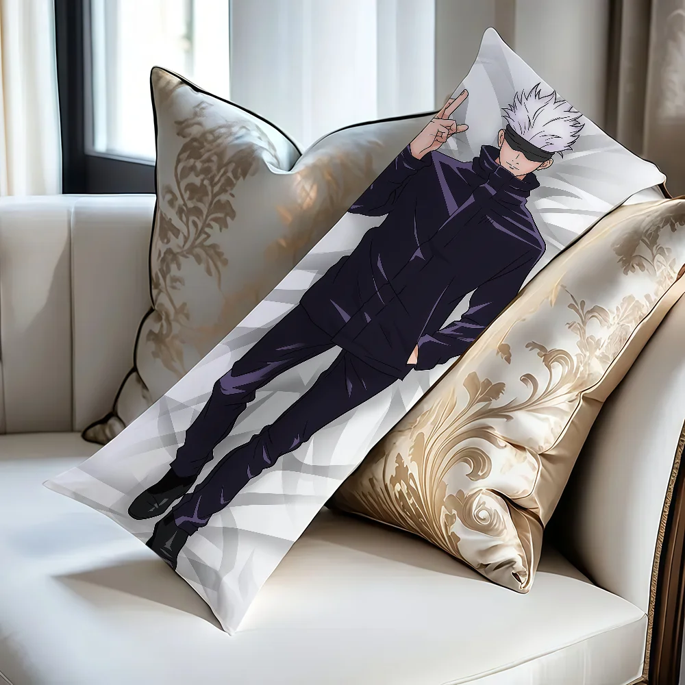 J-Jujutsu G-Gojo SSatoru Rechteckiges Körperkissen K-Kaisen Bezug für Zuhause, Sofa, Wohnzimmer 51x137CM Dakimakura-Hülle