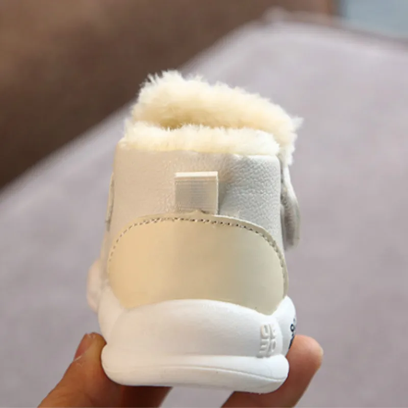 New Kids Baby Girl Boy Shoes Soft Non-slip Infant First Walkers Winter Warm Plush Baby Sneakers Toddler Shoes for Kids casual shoes