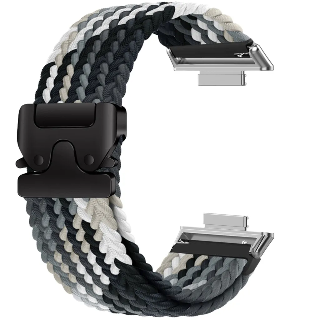 Nylon Elastic Braided Solo Loop Strap for Smartwatches - Unisex Watchband
