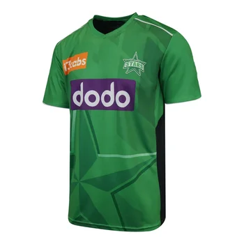 New 2026 Australia T20 League Cricket Training Jersey BBL Sports Jersey Mens Fans Melbourne Stars 3D Print Quick-dry Jerseys 1