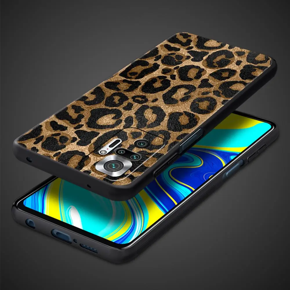 Tiger Leopard Print Floral Phone Case Cover
