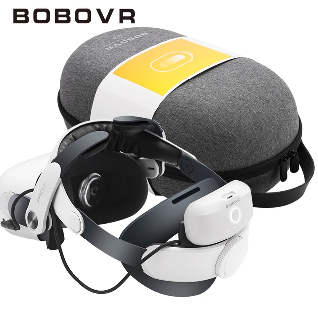 BOBOVR M3 Pro Battery Pack Head Strap Accessories, Reduce Facial  Stress,Magnetic Battery Swap Design,Compatible with Meta Quest 3