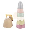 Baby Toys Stacking Cup Cartoon Early Educational Learning Color Number Nesting Sorting Bath Shower Play Water Sand Game For Kids 3