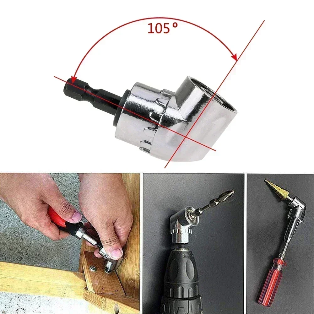 105 Degree Corner Gear Long Short Corner Gear Screwdriver Connector Electric  Extension Bend Bending Corner Sleeve Hand Tools