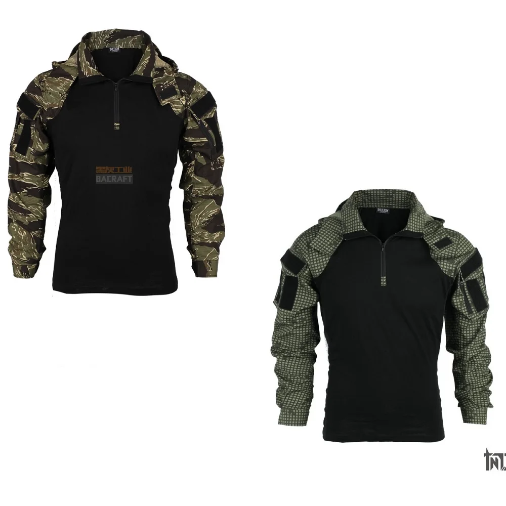 Assault SP2 Tactical Airsoft Camping Hunting T-shirt Combat Suit Spring and Autumn Shirt Thin Style
