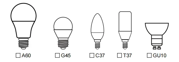 Description Picture 2 of itemDimmable Tuya Rgb Smart Bulb Gu10 C37 A60 T37 E14 E27 B22 Light Wifi Led Magic Lamp AC85V-265V Work With Alexa Google Home