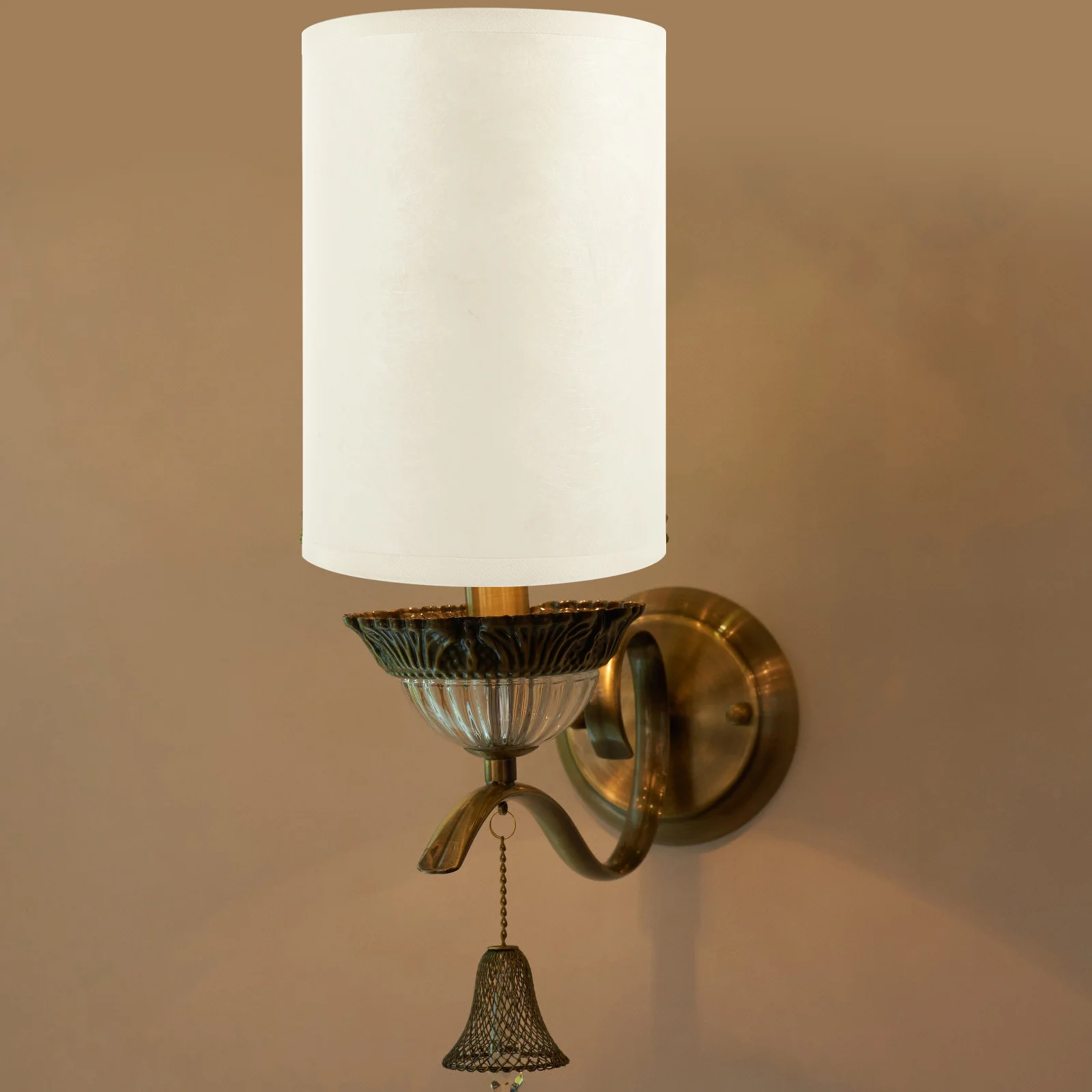 

New Chinese Style Lamp Shade Wall Light Marble Pattern Shades Metal Replacement
