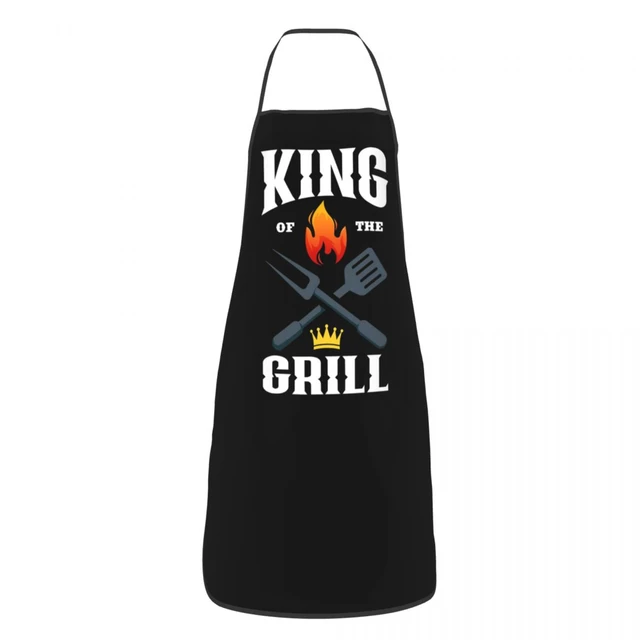 Personalized Apron King Of The BBQ Grilling Apron For Men Smoker