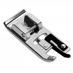 Overlock Overcast Household Presser Foot for Low Shank Snap-On Sewing Machines (WHITE)