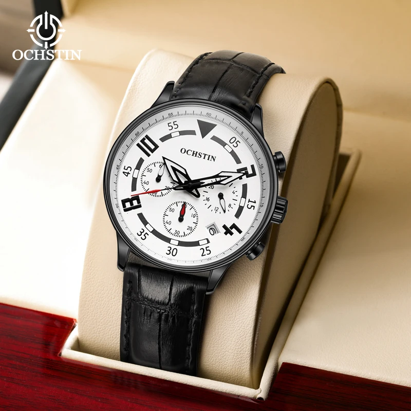 Ochstin Original Brand Luxury Brand Top Commander Series Multi-functional Sports Watch Automatic Date Timing Quartz Code