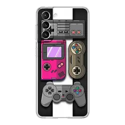 Retro Camera and Cassette Game Design Phone Case Cover - Samsung S21 Plus (B7)