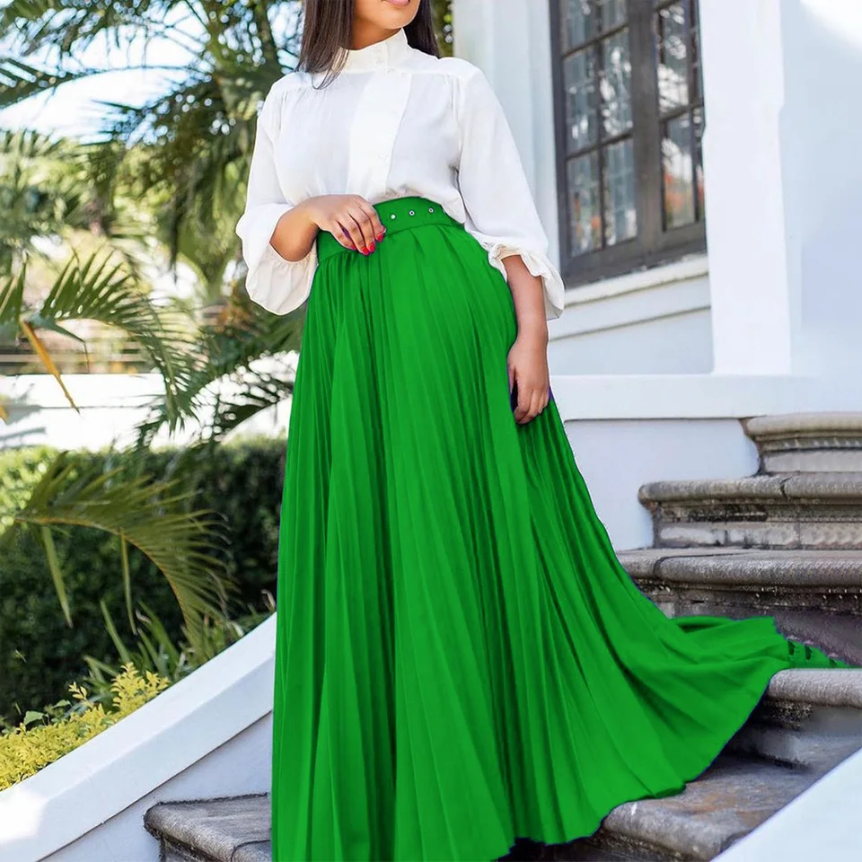 Jupe plissée pour femme (Boutique vêtement turque en ligne) - Couleur prune - Prêt à porter et accessoires