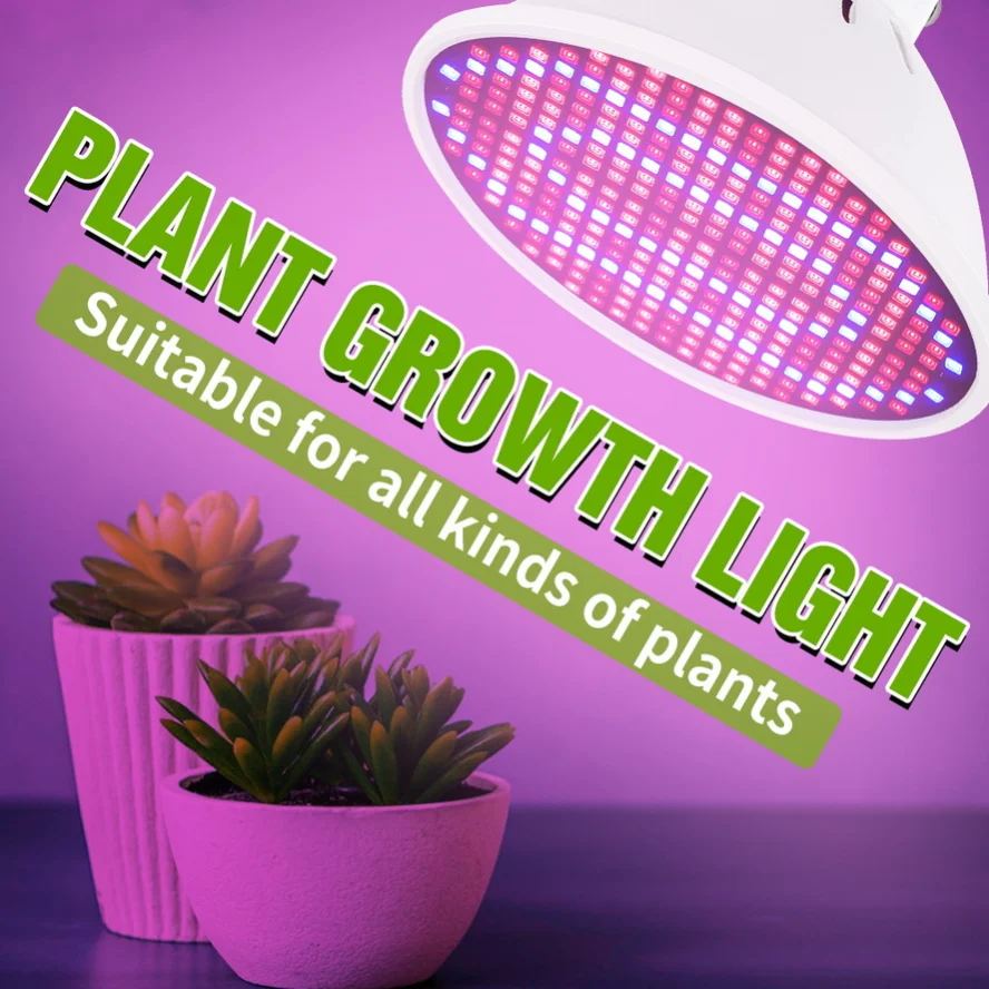 Led grow lamp E27 220V Full Spectrum UV for Hydroponic Plant Flower Seedling