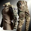 Tactical Uniform Camo Hunting Clothes Softair Combat Shirts Cargo Pants Men Fishing Trainning Suits Airsoft Paintball Sets 1