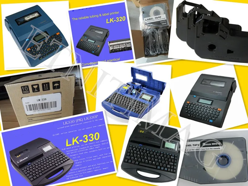 Rolo Lote Fita de Tinta Cassete Lm33b para Lmark Cabo id Impressora Máquina Rotulação Eletrônica Lk-330 Lk-320 Lk-320p Lk-340 2 - Imagem 3