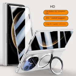 MagSafe Magnetische Metalen Houder met Gepantserd Glazen Folie - Volledige Beschermcase