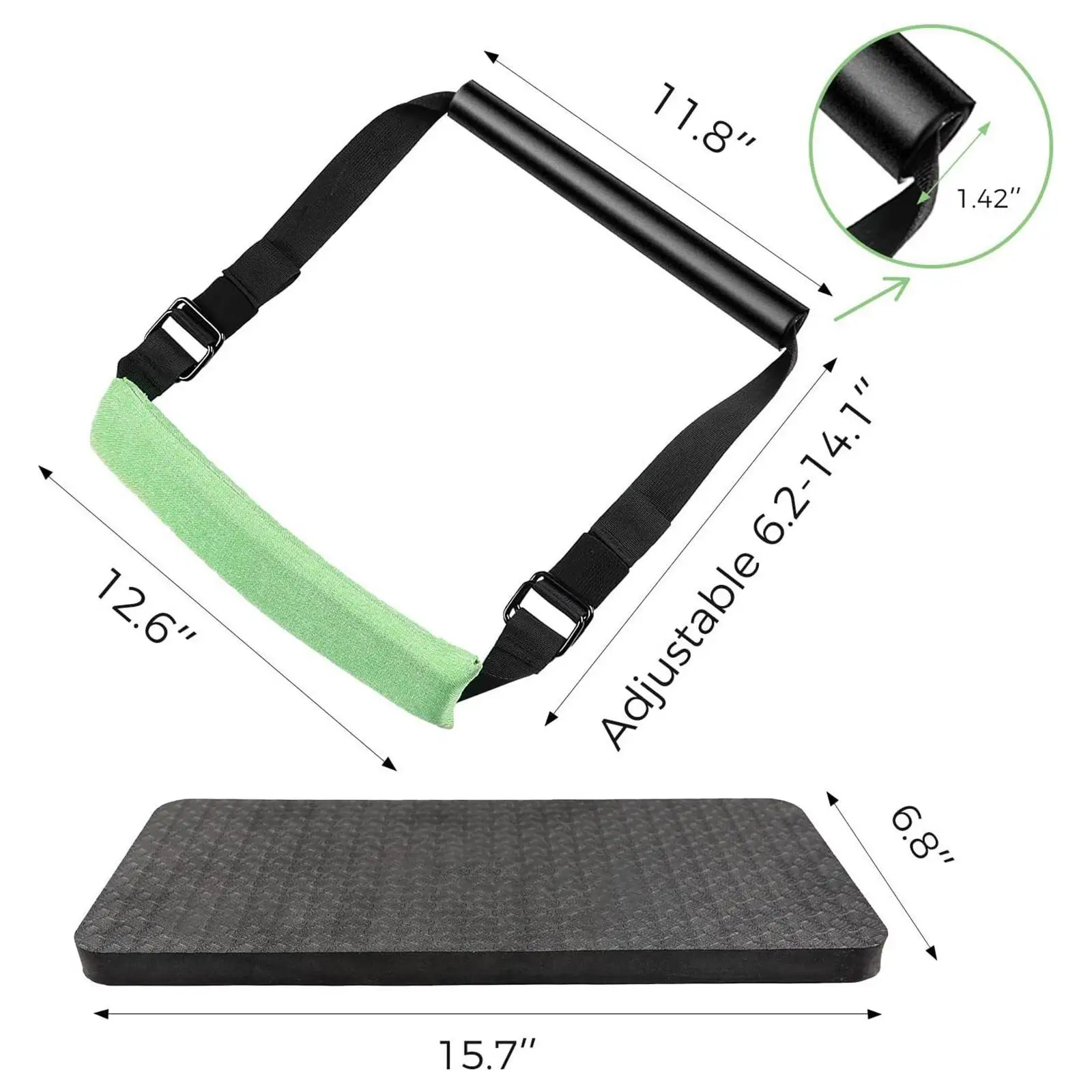 Hamstring Curl Strap Curl Ab Leg Exercise Workout Fitness Equipment Portable